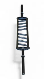 IRON COMPANY FMG Flat Multi-Grip Swiss Bar with Multiple Angled Grip Positions and 48 mm Sleeves