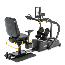 Spirit Fitness 8.5S Rehab Recumbent Stepper with Swivel Seat, Arm Handles, and Synchronized Pedal System