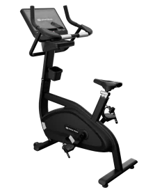 Star Trac 6UB Upright Bike with 16-Inch Touchscreen Display for Commercial Fitness Environments. Touchscreen is an Optional Upgrade