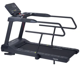 SportsArt T663M Rehabilitation Treadmill Featuring Full-Length Medical Side Rails, and ECO-GLIDE Auto-Lubrication System, Designed for Physical Therapy and Rehabilitation Settings
