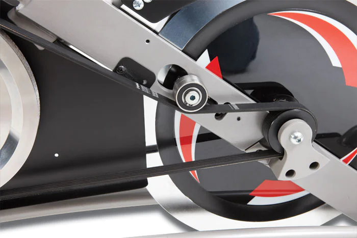 Belt drive indoor cycling bike