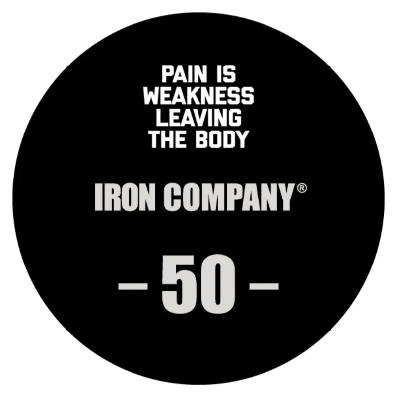 IRON COMPANY Urethane Barbell Sets with Custom Laser Engraved Logo