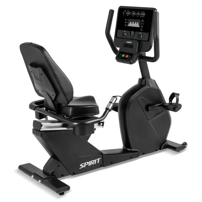 Spirit Fitness recumbent exercise bike for fasted cardio training