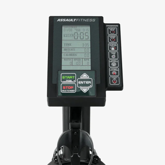 assault air bike lcd screen