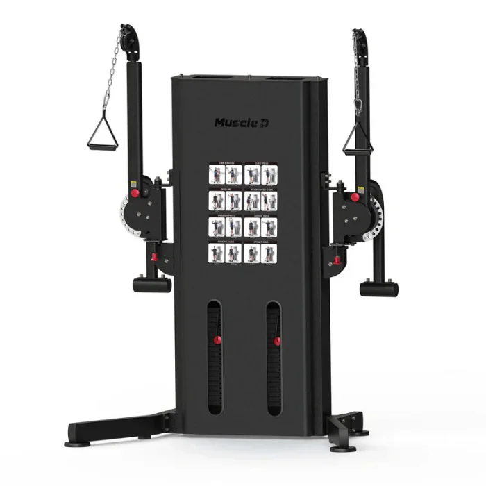 Muscle D Fitness dual stack functional trainer