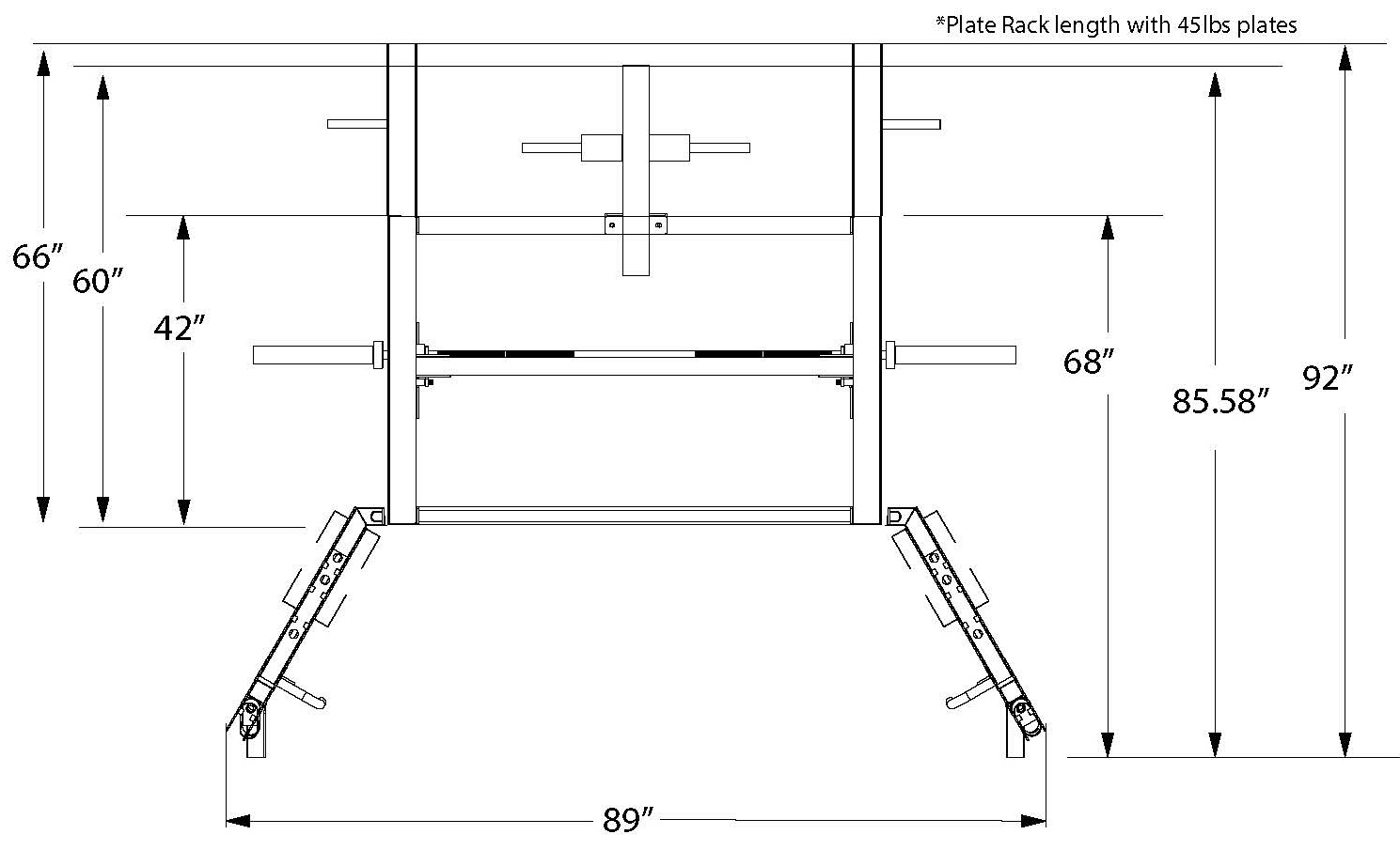 Jones Light Commercial Machine Floor Plan Dimensions